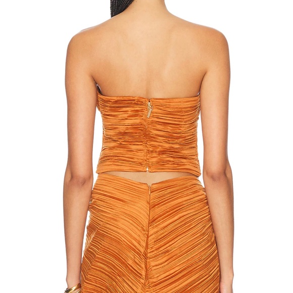 Cult Gaia Orange Strapless Top (Maria Top) - Picture 2 of 4